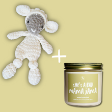 Load image into Gallery viewer, Lamb Lovey + Candle Bundle
