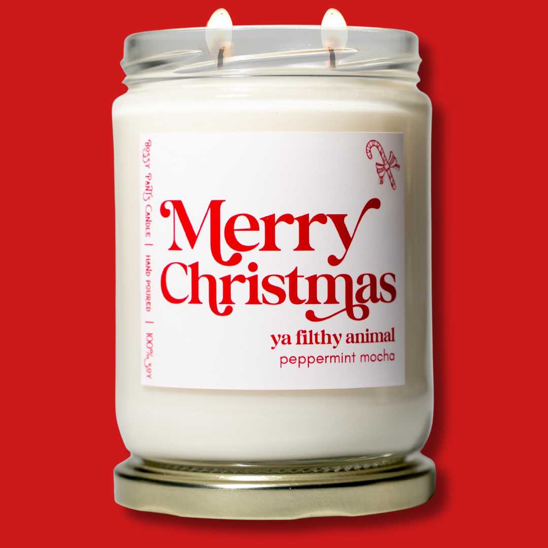 Merry Christmas, Ya Filthy Animal - Funny Holiday Gift Candle 9oz. –  Fashion Hut Jewelry