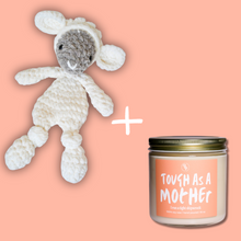 Load image into Gallery viewer, Lamb Lovey + Candle Bundle
