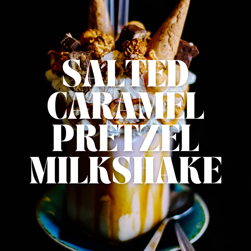 Salted Caramel Pretzel Milkshake (12 oz)